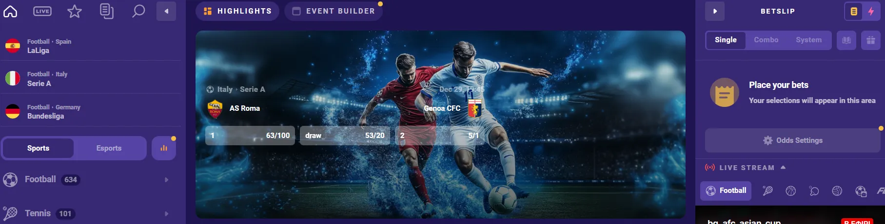 Sportweddenschappen beschikbaar bij Pokobet Casino